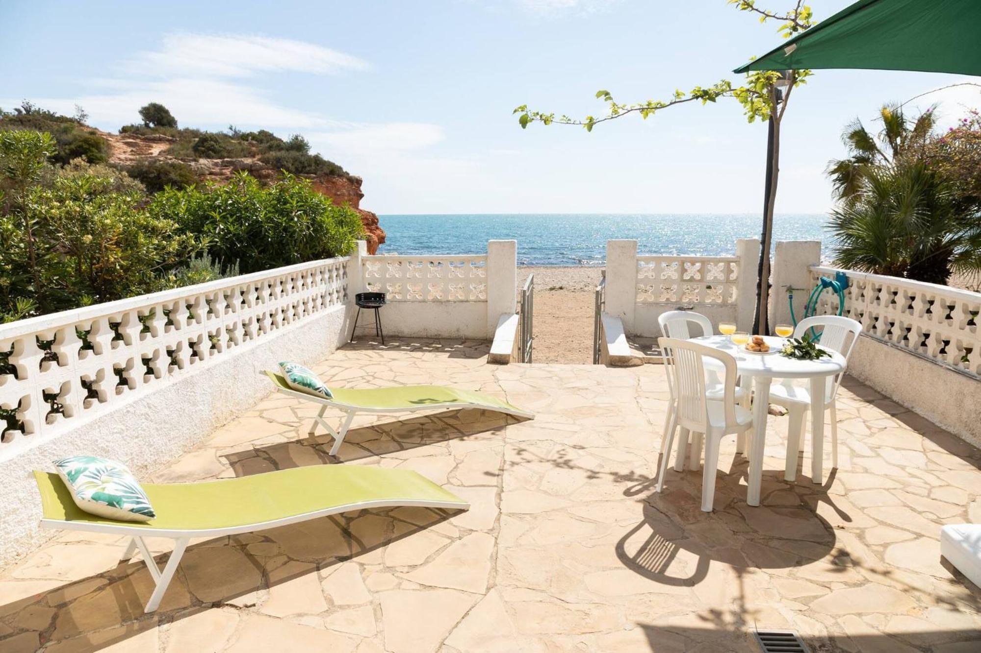 Mistral - Adosado En L'Ampolla Con Acceso Directo Al Mar - Deltavacaciones Villa Bagian luar foto